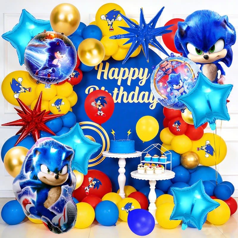 Sonic The Hedgehog Themed Party